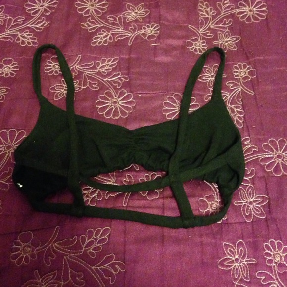 ❌❌SOLD❌❌Black Caged Back Bra