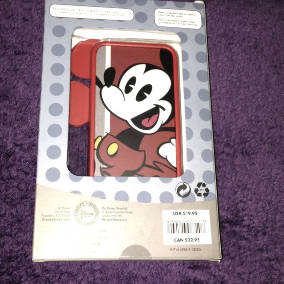 GIFTED Mickey Mouse iPhone 5 Case NWTs - Picture 2 of 6