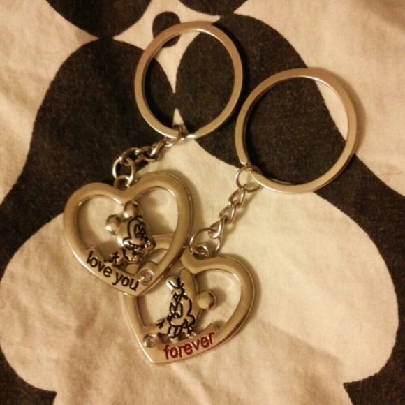 Mickey & Minnie Matching Couple Keychains