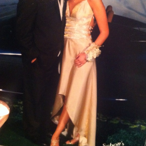 Rib detail Evening gown