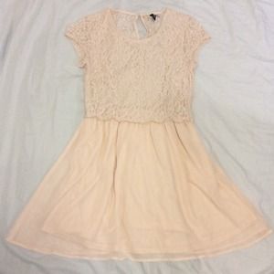 H&M Lace Cream Dress