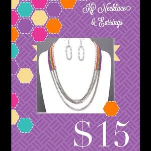 Ky Necklace & Matching Earring Set