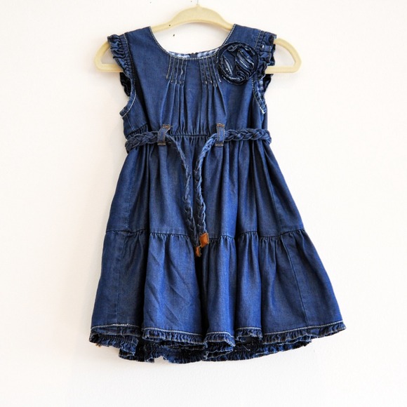 NWOT MAYORAL 12 months baby girl soft denim dress
