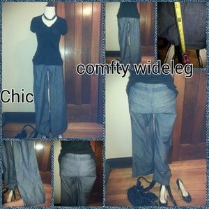 Omg super chic wide leg dressy jeans sz 4 bn!!!!