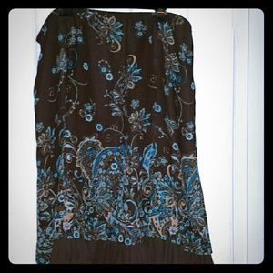 Plus sized women's skirt