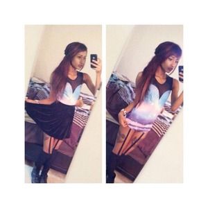 Galaxy print leotard