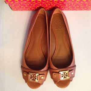 Tory Burch Clines Open Toe Ballet