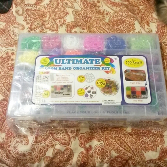 REDUCED!!!!! Ultimate loom band organizer kit!