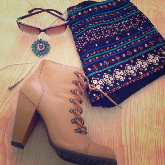 Tan boots
