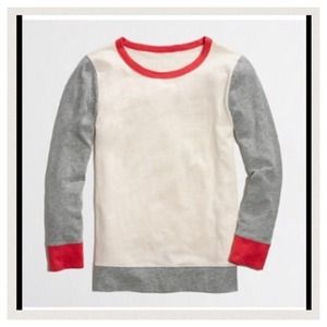 🎉🎉HP 8/4🎉🎉J Crew Colorblock Linen Baseball Tee