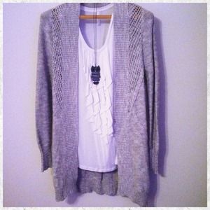 HP🌼Vintage America Intricate Knit Cardigan ✅NWT