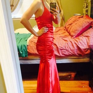 Jessica McClintock Prom Dress -Red