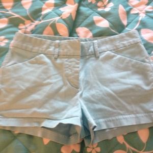 Light blue shorts