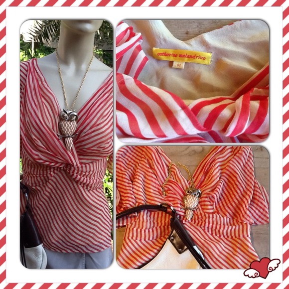 🎉2X HOST PICK🎉 Catherine Malandrino Top - Picture 3 of 4