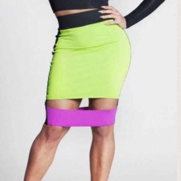 Geebin colorblock skirt new with tags xsmall