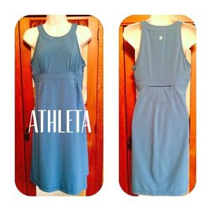 💛Athleta Voyage Dress in Blue 💛