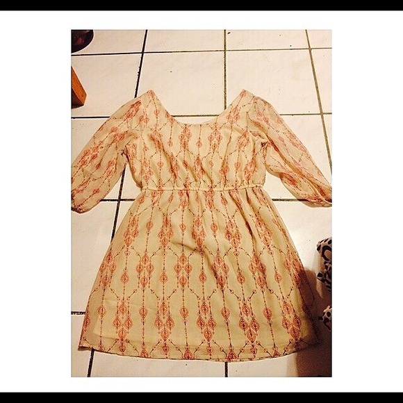 Vintage Print Dress
