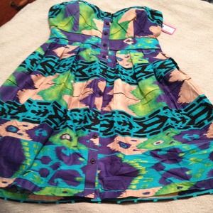 Xhilaration strapless sun dress