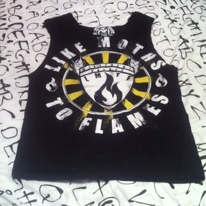 Like Moths To Flames band tank