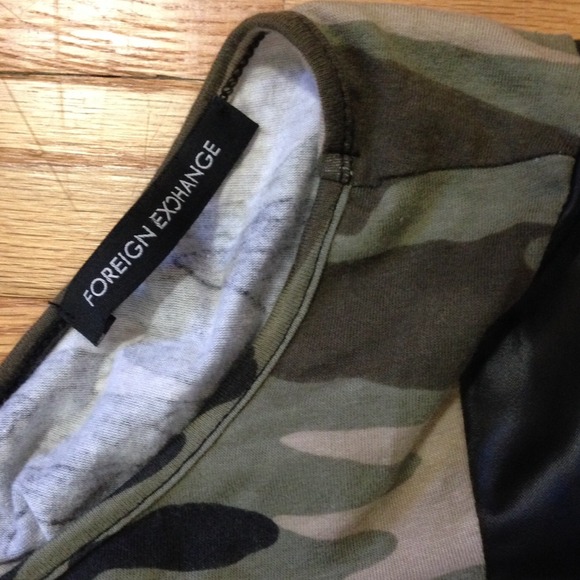 Army Print Crop Top by Foreign Exchange - Picture 4 of 4