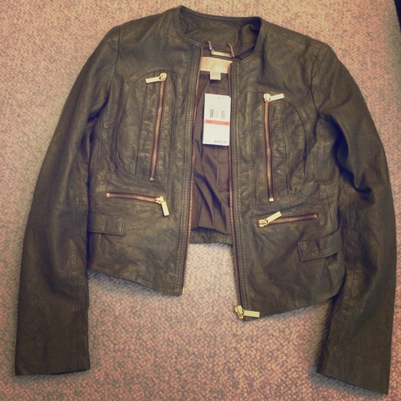 MICHAEL Michael Kors Jackets & Blazers - Michael Michael kors soft leather jacket