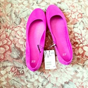 💢💢SOLD💢💢😍 Brand new fuchsia ballet shoes!