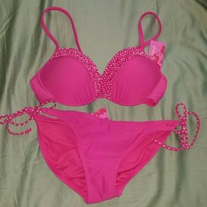 push up bikini & tanning lotion BUNDLE!