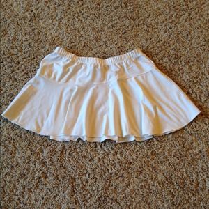 Nike white tennis/athletic skirt