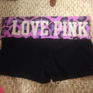 Victoria's Secret Pink yoga short bundle!
