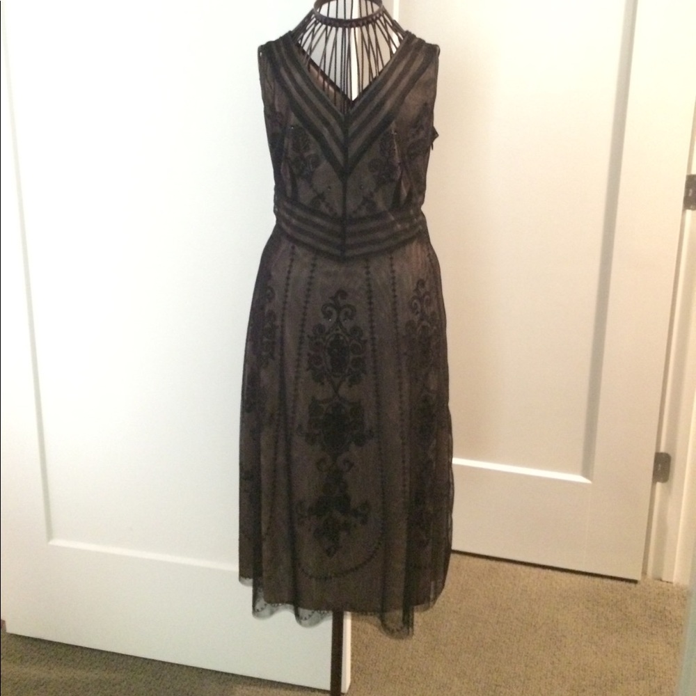 NWT Ann Taylor Loft Black lace dress