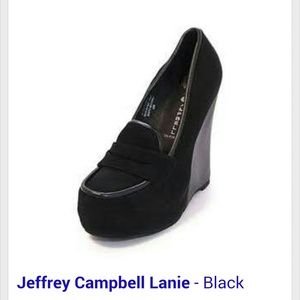 Jeffrey Campbells 'Lanie' loafer wedge
