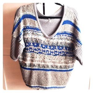 Oversized Free People sweater!