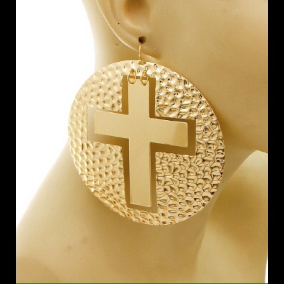 Cross earrings