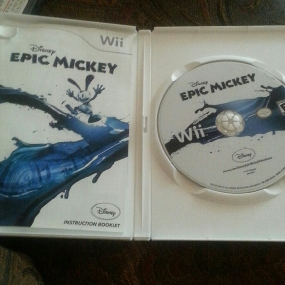 Disney Epic  Mickey wii game