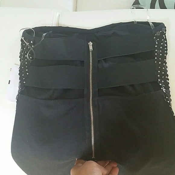 Strapless sequence Dress - Picture 2 of 4