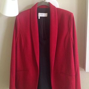 Derek Lam Red Wool Blazer