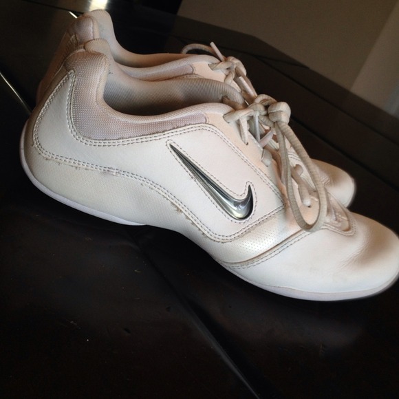 White Nike Cheer Shoes