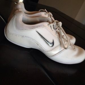 White Nike Cheer Shoes