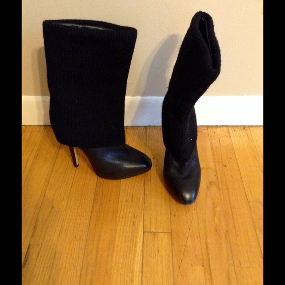 Mid High Black Boots