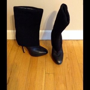 Mid High Black Boots