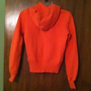Gap orange zip up hoodie