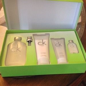 Bundled, Authentic CK One  set and Sandals