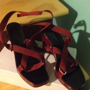 Authentic Gucci Wedge heels