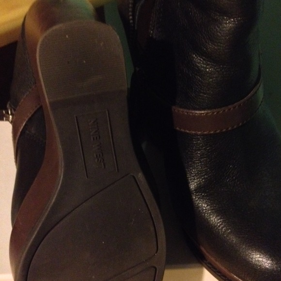 Authentic Nine West Ankle Wedge Heel Boots