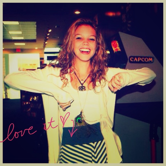 Old Navy Stripped Midi Skirt