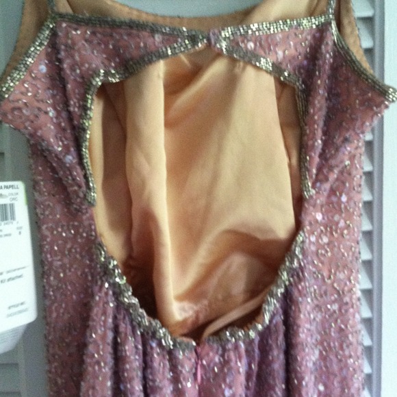 Pink Formal Embellished Dress - Picture 3 of 4