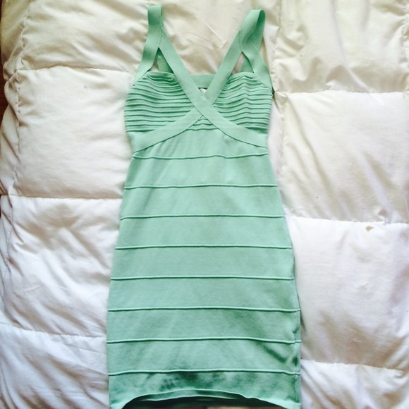 Nasty Gal Buckle Up Bandage Dress