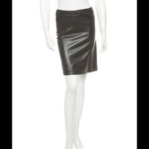 ANN DEMEULEMEESTER Leather skirt!!