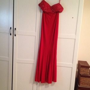 Bra top dress. Open criss cross back.