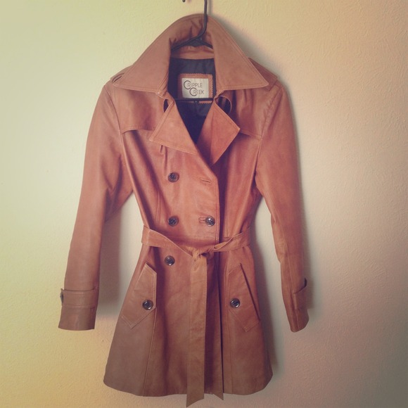 ***SOLD*** Vintage Cripple Creek trench coat